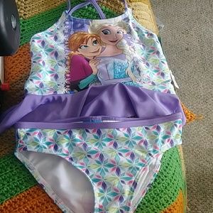 Disney Frozen two piece swim suit